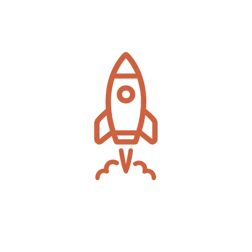 Rocket launch icon